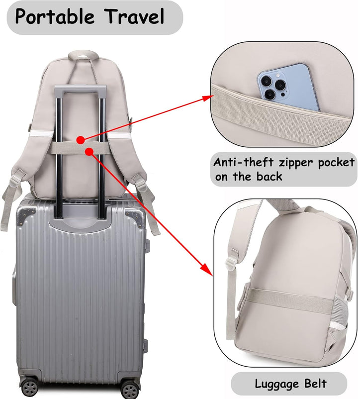 Rucksack Damen - Schulrucksack Mädchen Teenager, Cute Anime Bookbag Frauen Casual Daypack Anti-Theft