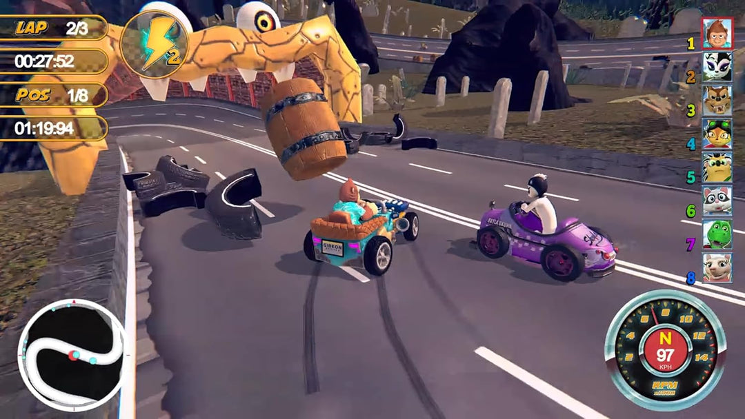 ANIMAL KART RACER - Familien Rennspiel für Nintendo Switch