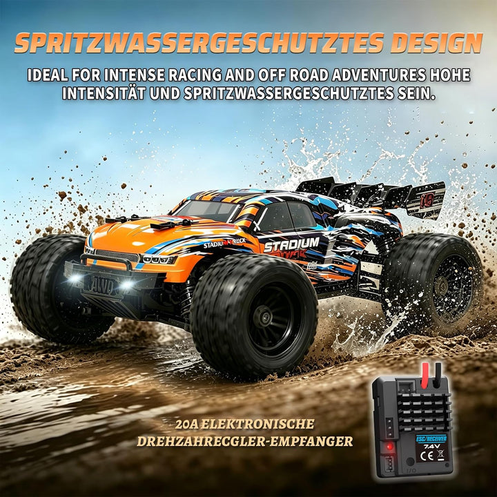 HAIBOXING Ferngesteuertes Auto 4WD RC Auto 1/18 36 km/h All Terrains Offroad Elektro Fahrzeug 2,4 GH