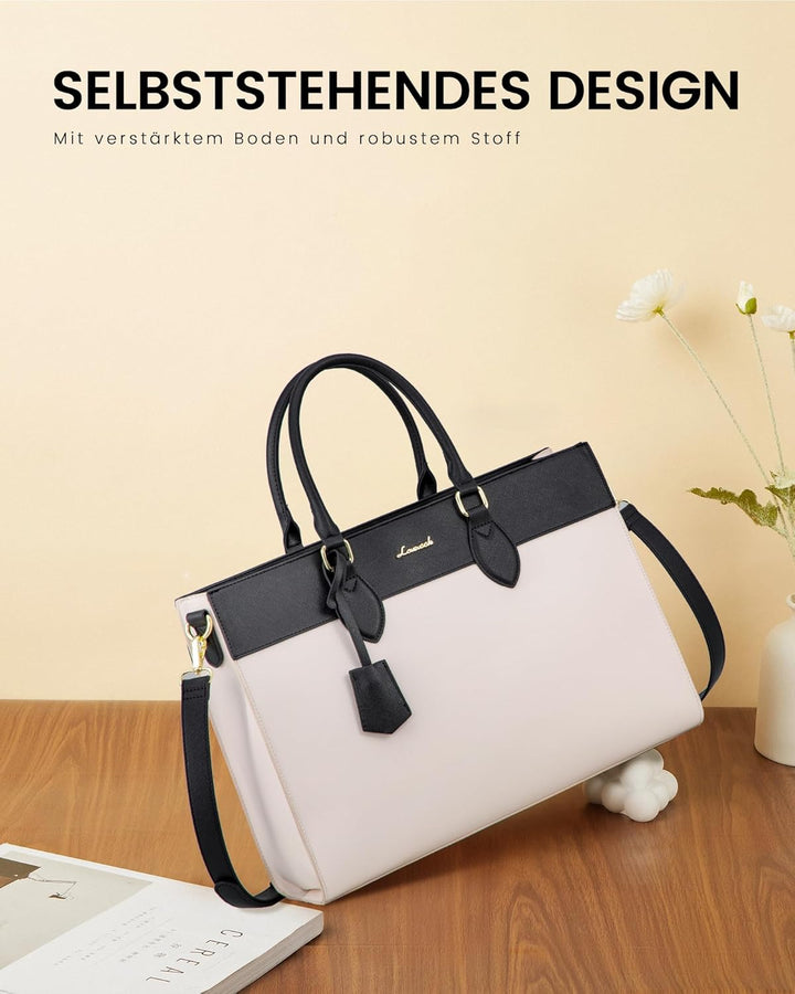 LOVEVOOK Laptoptasche Damen, 15,6 Zoll Handtasche Arbeitstasche Lehrertasche Gross, Wasserdicht Shop