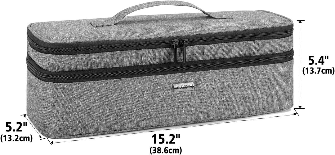 Teamoy Aufbewarhungstasche für Warmluftbürste Haartrockner, Glättender Styler Tragetasche, Reisetasc