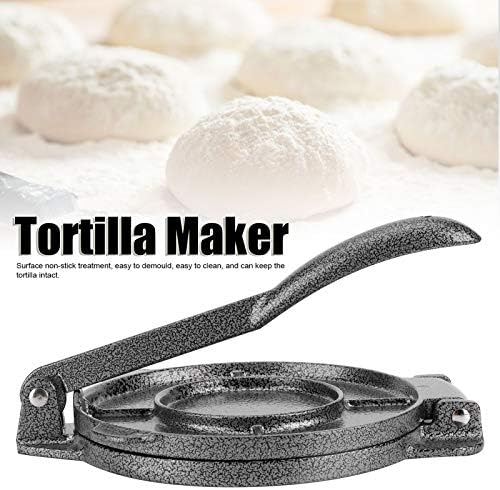 Tortilla-Maschine 16,5 cm Taco Presse Aluminiumlegierung Teigpresse Druckpresse für Camping und zu H