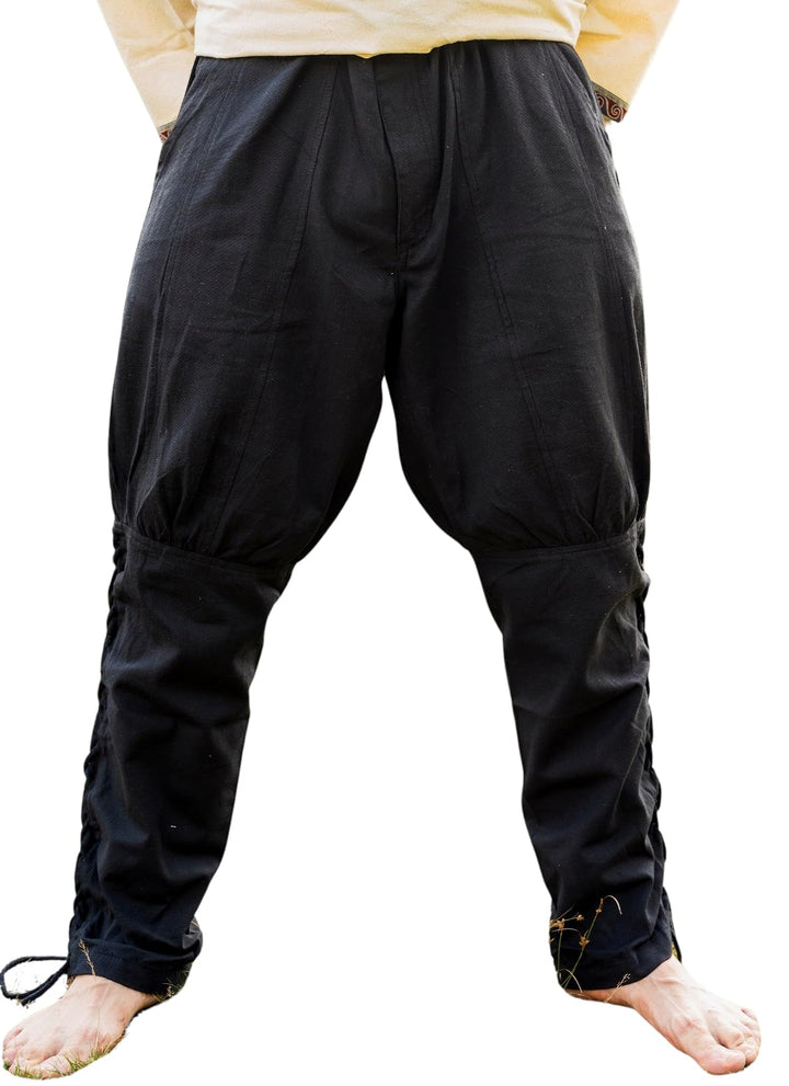 Leonardo Carbone® Wikingerhose mit Beinschnürung Magnus - Herren Hosen, Mittelalter Kleidung, Wiking