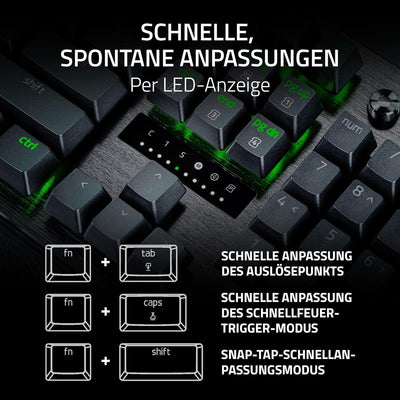 Razer Huntsman V3 Pro Mini - Analoge optische E-Sport-Tastatur im 60-%-Format (Digitaler Drehregler