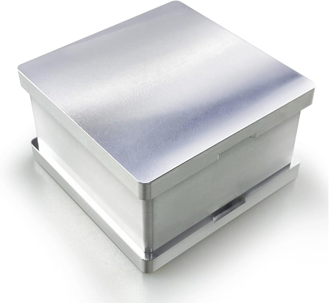 LTQ Vapor 6.3x6.3 cm Quadratische Kolophonium Pre Press Mold, Vorpressform aus Metall für die DIY-Ex