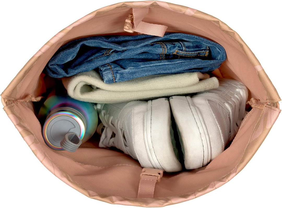 Bold Lässig Kinder Turnbeutel Sportbeutel mit Rucksackfunktion/School String Bag Bold Blue Beige, Be