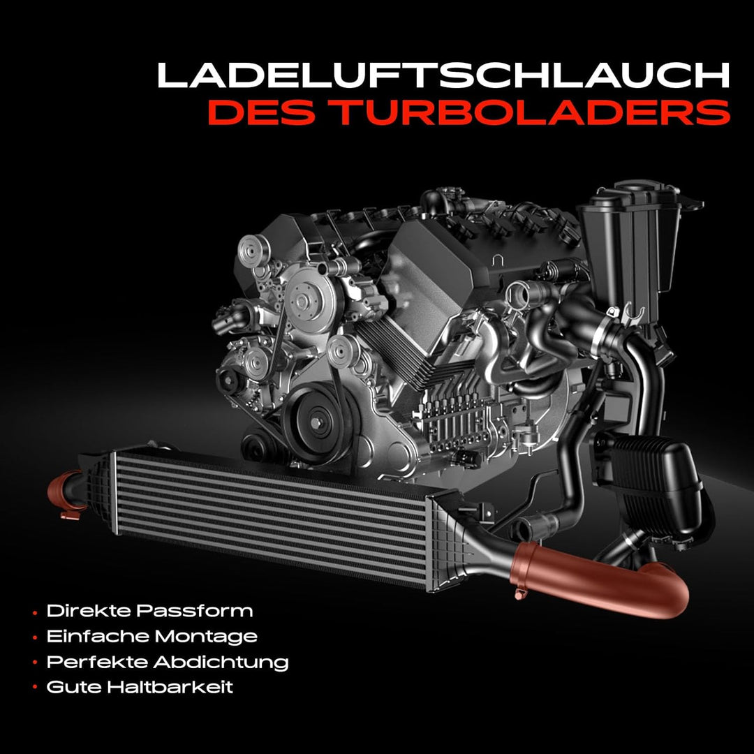 Ladeluftschlauch Turboschlauch mit Dichtungen für M-u-l-t-i-v-a-n V 7HM Transporter V 7HA 7HB 7JD 1.
