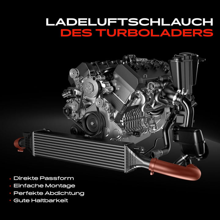 Ladeluftschlauch Turboschlauch mit Dichtungen für M-u-l-t-i-v-a-n V 7HM Transporter V 7HA 7HB 7JD 1.