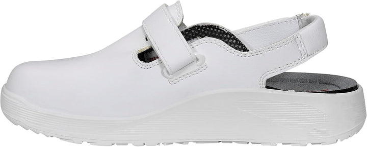 ELTEN Clog Michel White ESD OB, Herren, Textil, leicht, klassisch, Weiss, Grösse: 46 46 EU, 46 EU