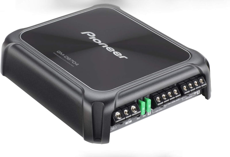 Pioneer GM-D8704 4-Kanal Class-D Verstärker (1.200 W), Variabler TPF & HPF, Sensor für Lautsprechere