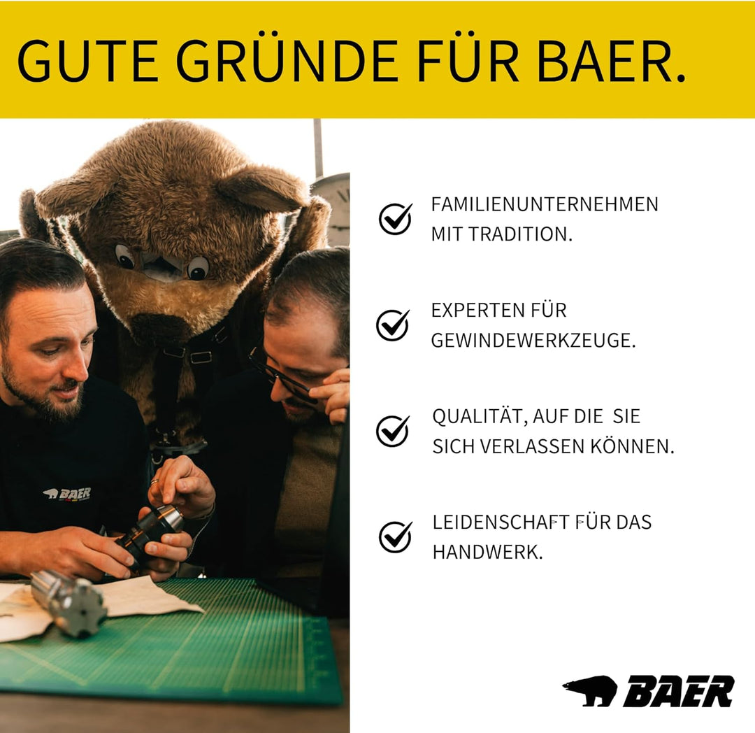 BAER TriTap Gewindebohrer HSSE-VAP Sackloch - Gewindeschneiden - Maschinengewindebohrer - Gewindeboh