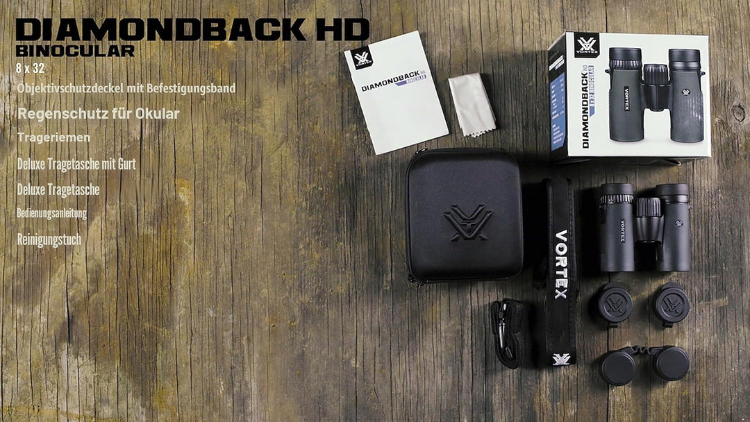 Vortex Optics Diamondback HD 8x32 New, DB-212, Grün 8 x 32 Fernglas, 8 x 32 Fernglas