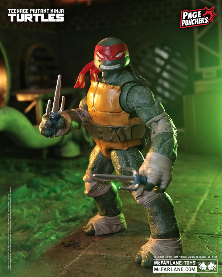 Teenage Mutant Ninja Turtles Page Punchers Action Figure Raphael 13 cm