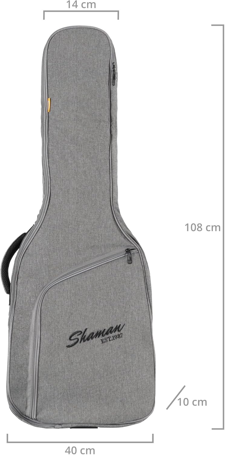 Shaman WGB-115 GY Premium-Line Westerngitarrentasche - Wasserabweisendes und reissfestes Aussenmater