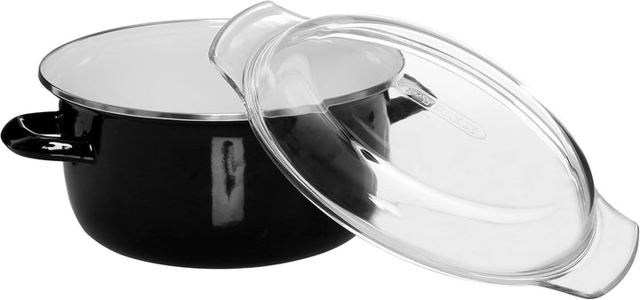 Premier Housewares 102102 Friteuse, metall, 5 liters, schwarz Schwarz Fritteuse, Schwarz Fritteuse