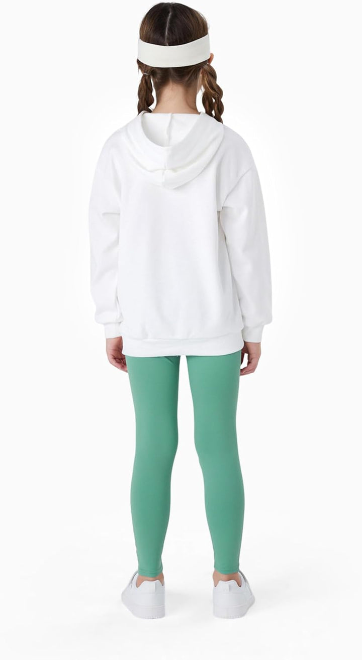 PATPAT Jogginganzug Mädchen, Activewear Sets für Mädchen mit Kapuzenpullover und Sportleggings Mädch