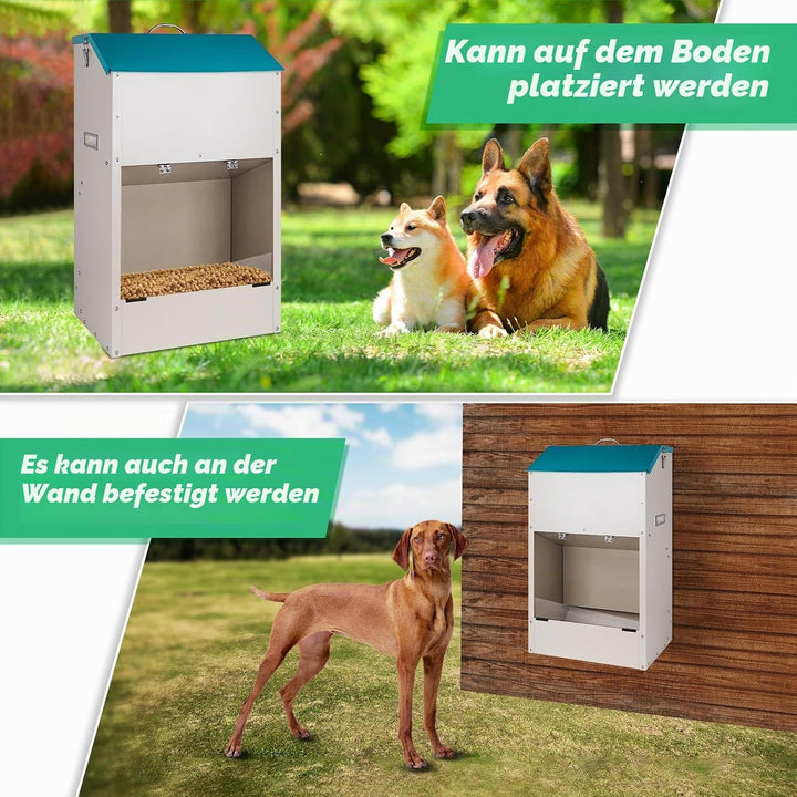 Automatischer Futterspender für Grosse Hunde, Futterspender für Hunde Grosser Rassen, 50lbs Futtersp
