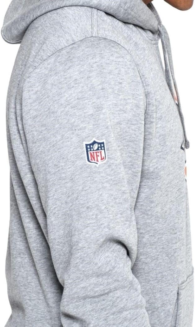 New Era - Chicago Bears - Hoody - Team Logo Po Hoody - Heather Grey S Gray, S Gray