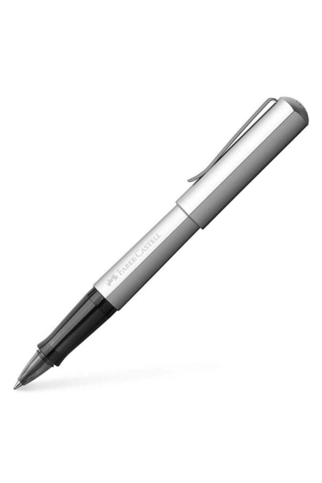 Faber-Castell 140595 - Tintenroller Hexo, silber matt, 1 Stück Tintenroller Hexo Silber matt, Tinten
