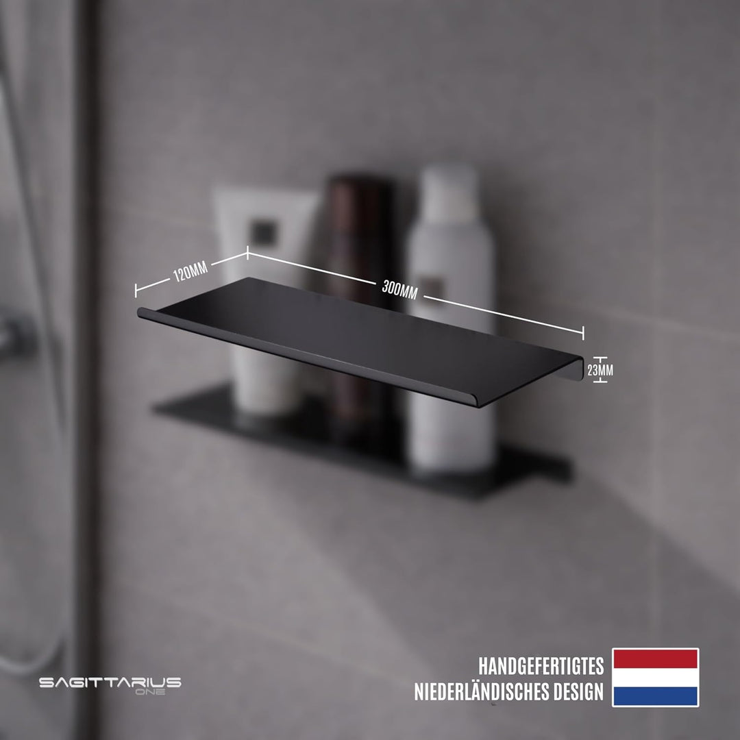 300S1-B Shower Shelf Rostfreies Edelstahl 30 cm Badezimmerregal SUS304, poliert, Shampoohalterung, l