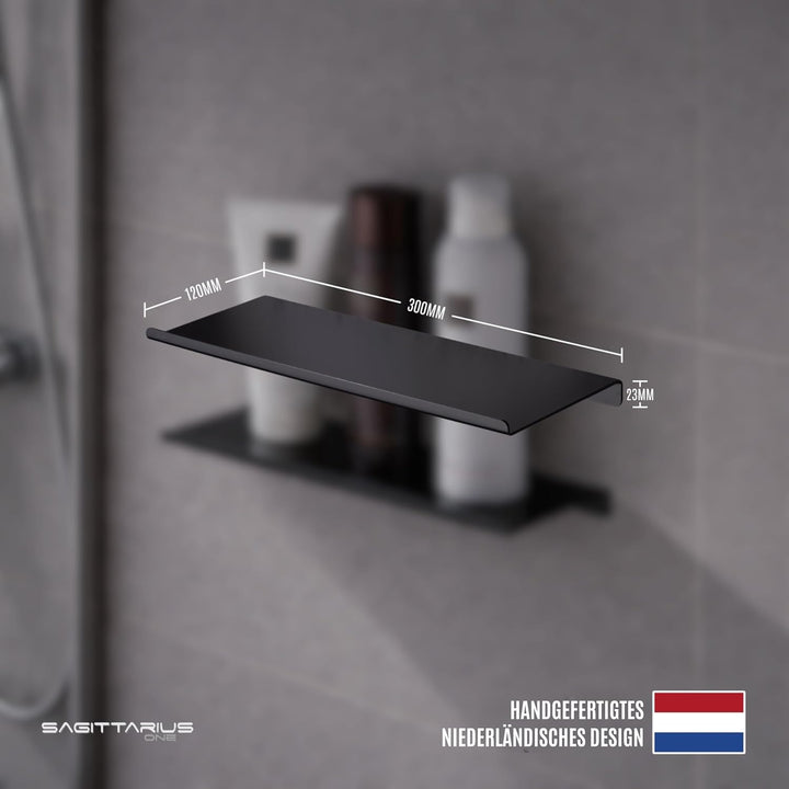 300S1-B Shower Shelf Rostfreies Edelstahl 30 cm Badezimmerregal SUS304, poliert, Shampoohalterung, l