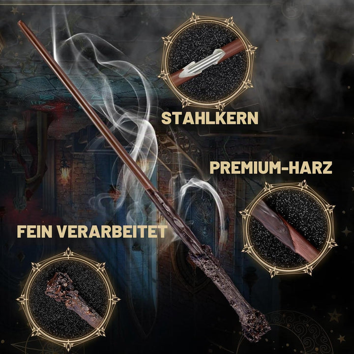 MeYuxg Zauberstab Harry Potter-Harry Zauberstab aus Kunststoff Spielzeug Cosplay Props Fanartikel fü