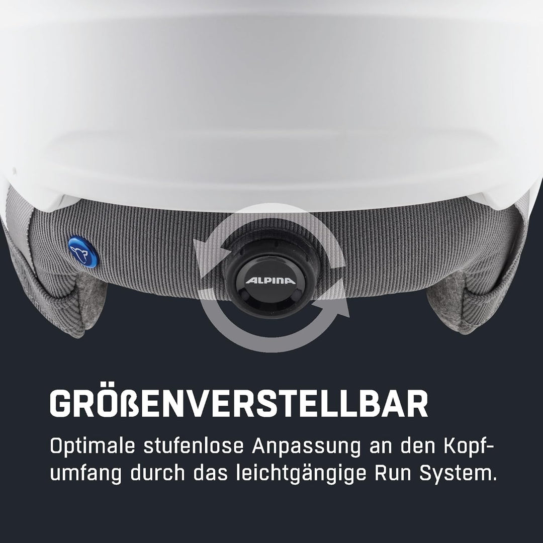 ALPINA Unisex - Erwachsene, ALTO V Skihelm white matt 55-59 cm, white matt 55-59 cm