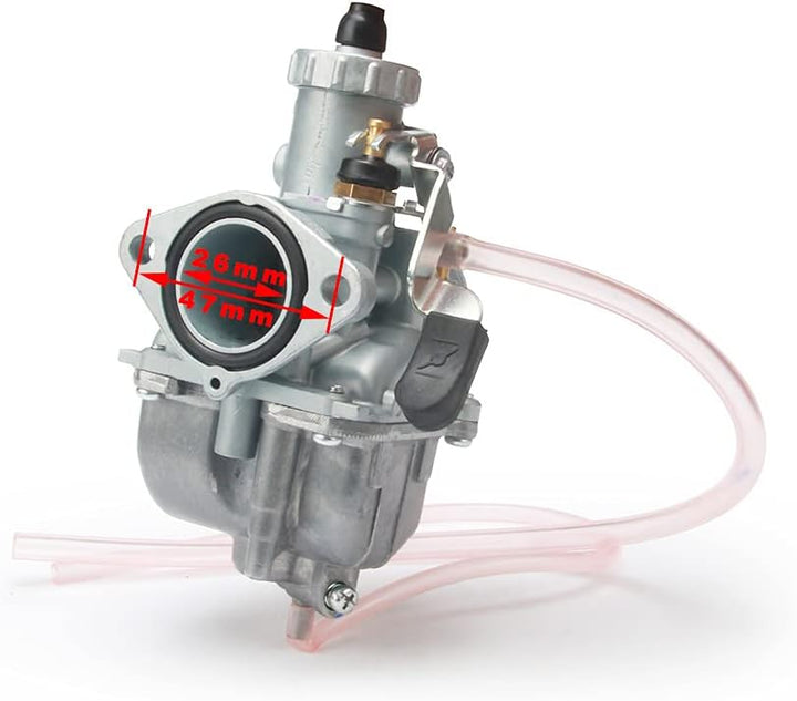 Vergaser VM22 PZ26 26 mm, passend für die meisten Motorräder, Dirt Pit Bike, ATV, Quad 110 cc, 125 c