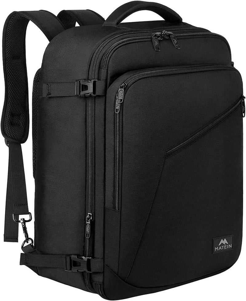 MATEIN Reiserucksack Handgepäck Flugzeug, Erweiterbar 50x35x20cm Reiserucksack Herren Cabin Bag Leic