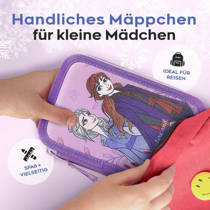 Disney Federmäppchen Mädchen Die Eiskönigin Stitch Federtasche Mädchen Gefüllt Schulmäppchen 2 3 Fäc