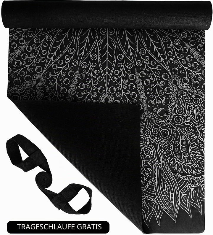 Plyopic All-In-One Yoga-Matte – Rutschfest auch bei Schweiss | Premium Matte mit Sweat-Grip Oberfläc