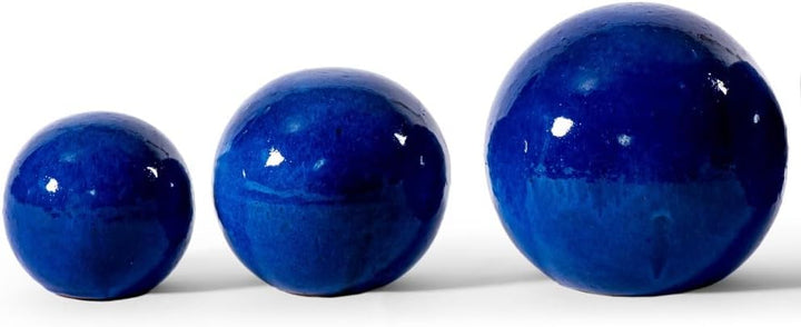 Dekokugel Gartenkugel glasiert -Blau, Grün, Anthrazit, Türkis, Aqua- sehr hochwertig frostfest und w