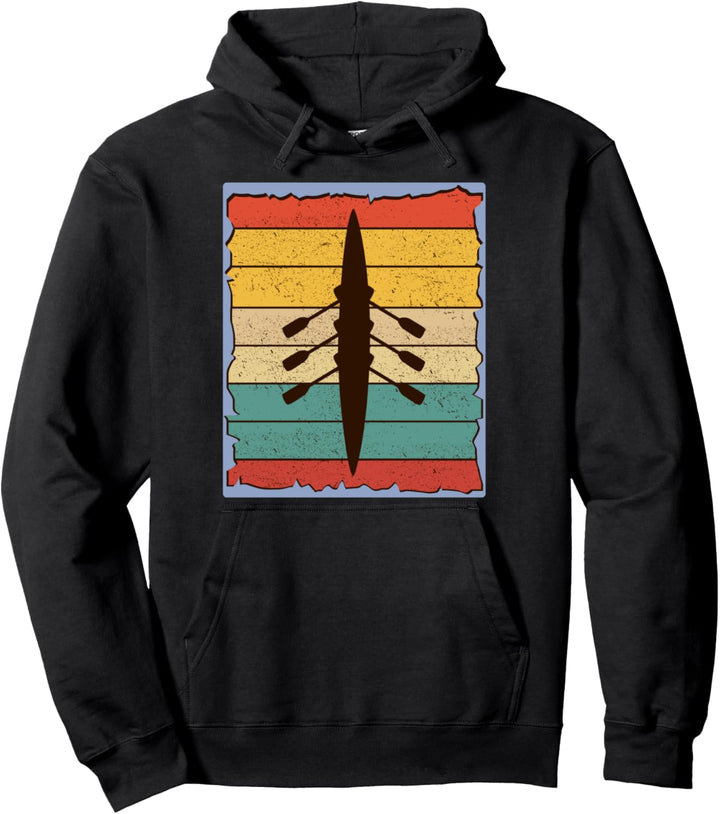 Rudern Vintage Classic Retro Ruder Pullover Hoodie