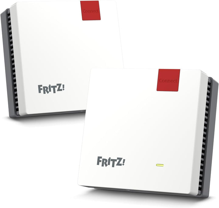 FRITZ! Mesh Set 1700 2er Set | Schnelles WLAN mit bis zu 3.600 Mbit/s | 3-5 Räume WLAN-Abdeckung | I