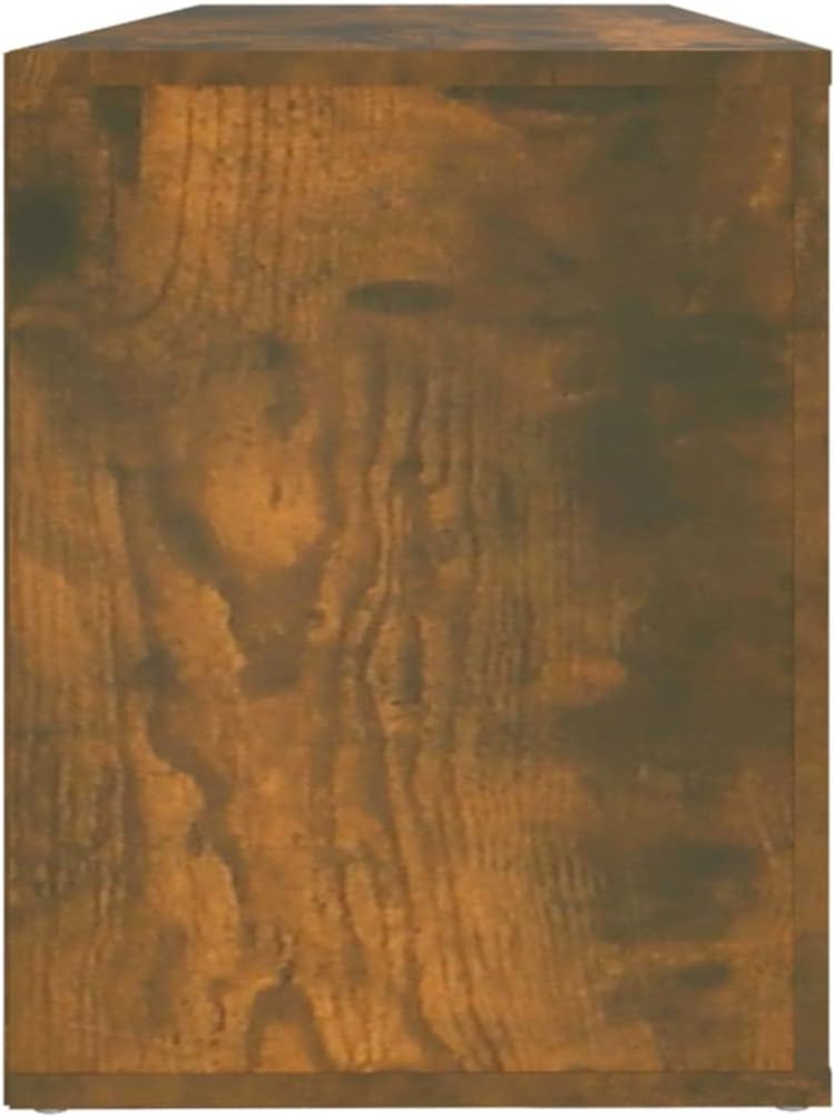 Schuhschrank aus Holzwerkstoff 100x35x45cm Räuchereiche Schuhschrank Holz Flurschrank Lagerschrank P
