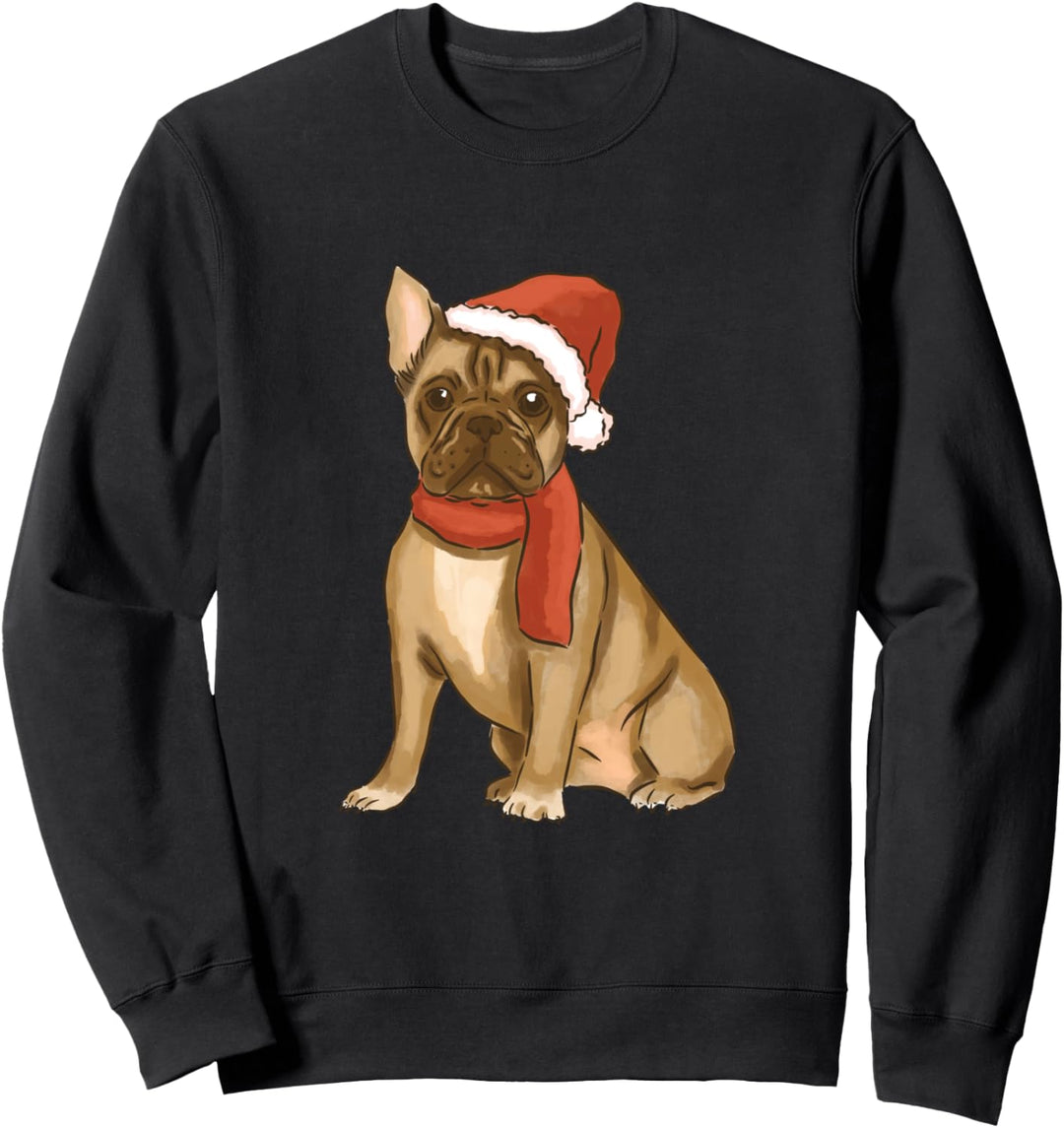 Weihnachten Hund. French Bulldog. Frenchie ugly sweater Xmas Sweatshirt