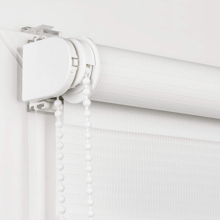 ROLLMAXXX Duo-rollo Doppelrollo Klemmfix ohne Bohren (130 x 150 cm, Weiss) 130 x 150 cm Weiss, B130