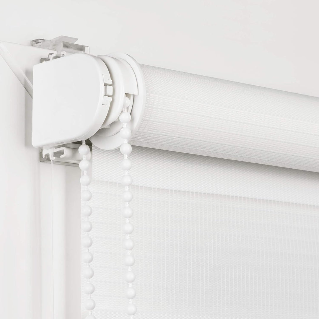 ROLLMAXXX Duo-rollo Doppelrollo Klemmfix ohne Bohren (100 x 220 cm, Braun) 100 x 220 cm Braun, 100 x