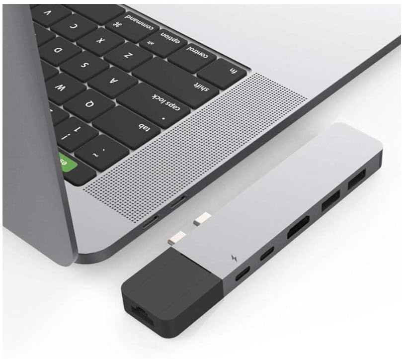 HyperDrive GN28N-SILBER NET 6-in-2 USB-C Hub - Silber, Silber