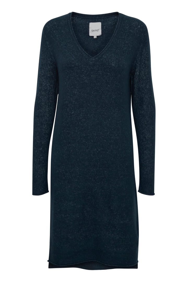 OXMO OXIda Damen Strickkleid Feinstrickkleid Kleid M Total Eclipse Melange (1940101), M Total Eclips