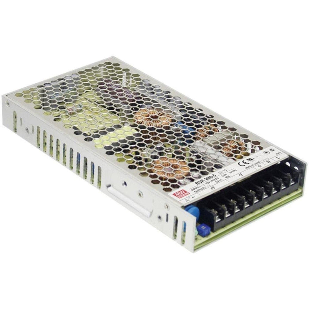 Mean Well RSP-200-5 200 W 1U Metallische Energieeinheit – Energieeinheit (200 W, 88 – 264, 47 – 63,