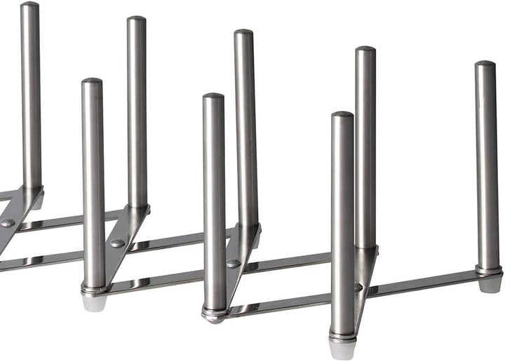 IKEA VARIERA Topfdeckel-Organizer, Edelstahl (Set von 4, B: 14,7 cm x H: 10,2 cm)