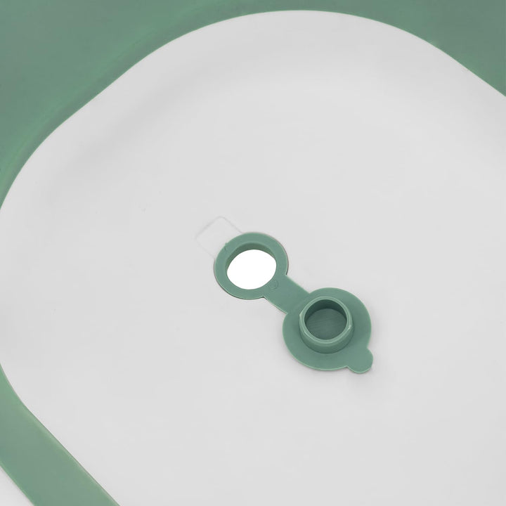 Momi Badewanne NATA ab 0 Jahre, faltbar, für Babys und Kinder bis 25 kg, mit einklappbaren Standfüss