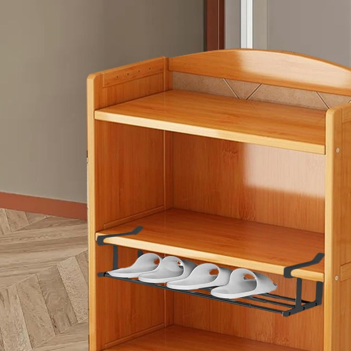 Schuh-Organizer | Einziehbares Schuhregal | mehrlagige Trennwand Schuhhalter, platzsparende Schublad