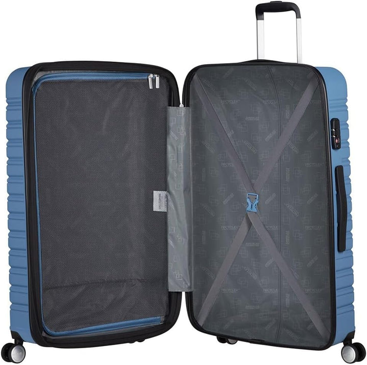 American Tourister Flashline - Spinner L, Koffer, 78 cm, 100/109 L, Blau (Coronet Blue) Blue (Corone