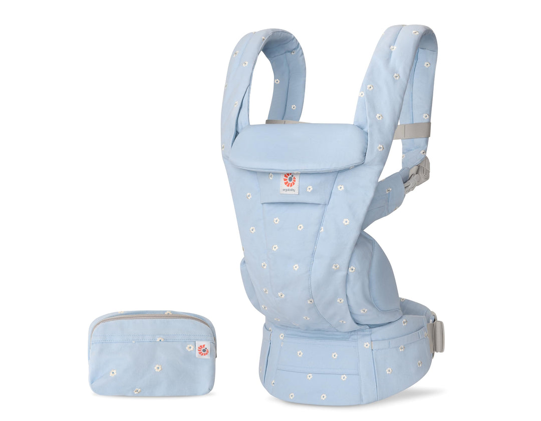 Ergobaby Omni Deluxe All-in-One Babytrage für Neugeborene ab Geburt bis 20kg, Ergonomische 4-Positio