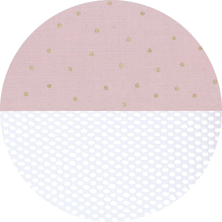 babybay Nestchen Mesh Royal passend für Modell Maxi, Boxspring, Comfort und Comfort Plus, rosé Glitz