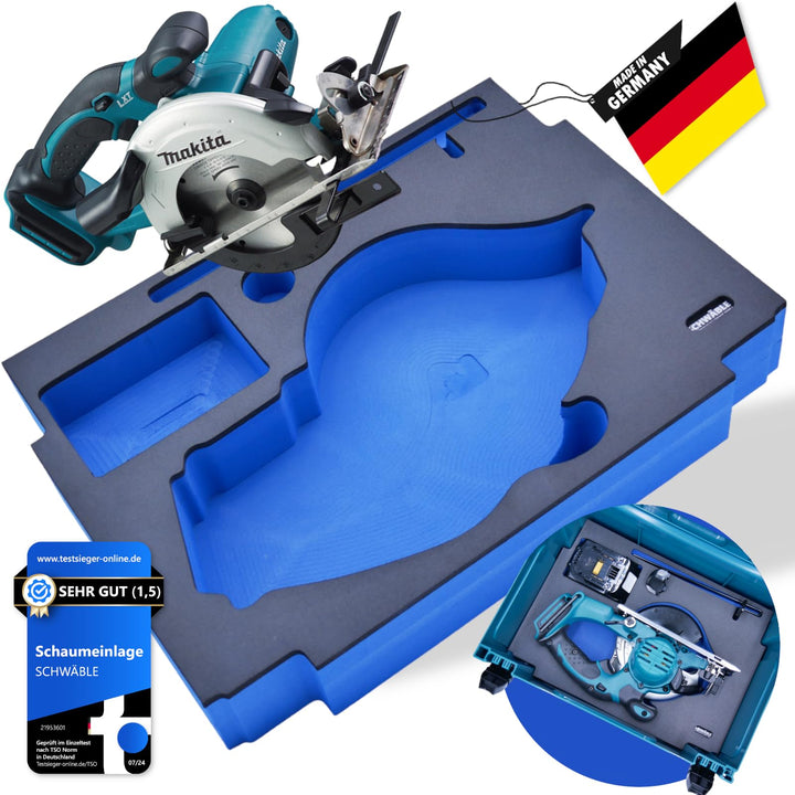 Schaumeinlage Schaumstoffeinlage für Makita Akku-Handkreissäge DSS501