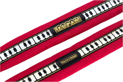 Zupan Akkordeonriemen “Standard” Pianodesign rot