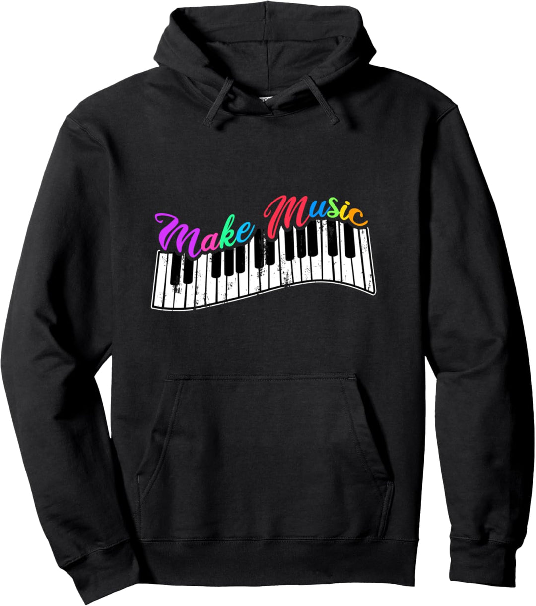 Klavier Musical Musizieren Pullover Hoodie